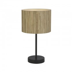 Meadow - Black Table Lamp with Natural Grass Shade Meadow - Black Table Lamp with Natural Grass Shade