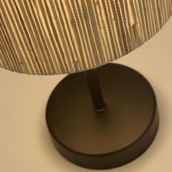 Meadow - Black Table Lamp with Natural Grass Shade Meadow - Black Table Lamp with Natural Grass Shade