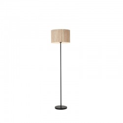 Meadow - Black Floor Lamp with Natural Grass Shade Meadow - Black Floor Lamp with Natural Grass Shade