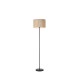 Searchlight-49713BK - Meadow - Black Floor Lamp with Natural Grass Shade