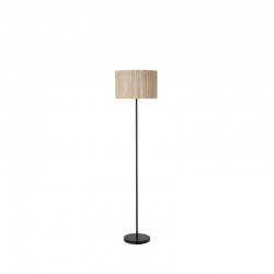 Meadow - Black Floor Lamp with Natural Grass Shade Meadow - Black Floor Lamp with Natural Grass Shade
