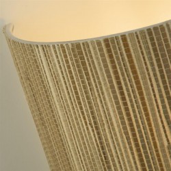 Meadow - Black Wall Lamp with Natural Grass Shade Meadow - Black Wall Lamp with Natural Grass Shade