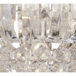 Sigma - Chrome 5 Light Semi Flush with Acrylic