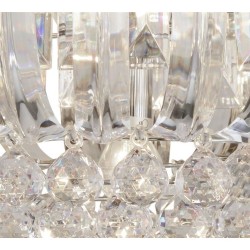 Sigma - Chrome 5 Light Semi Flush with Acrylic