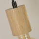 Searchlight-50212-5NA - Spinny - Wood & Black 5 Light over Island Fitting