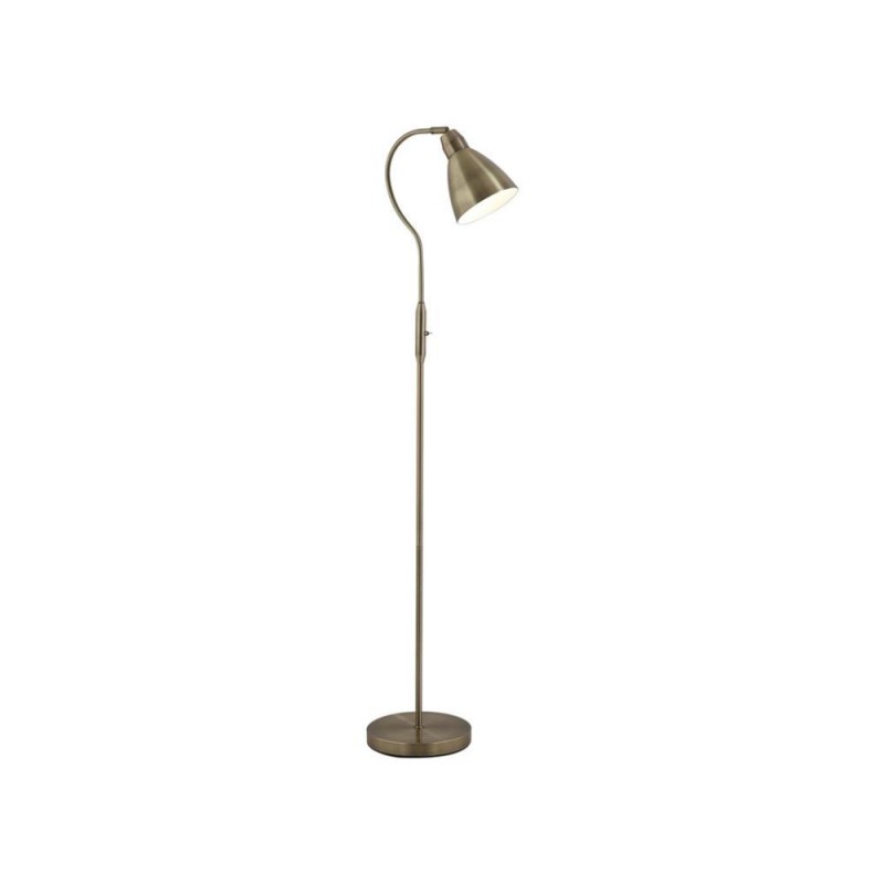 Searchlight-5026AB - Adjustable - Antique Brass Floor Lamp
