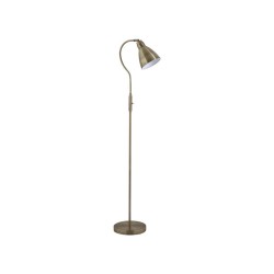Adjustable - Antique Brass Floor Lamp