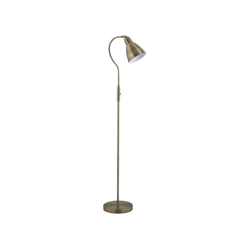 Searchlight-5026AB - Adjustable - Antique Brass Floor Lamp