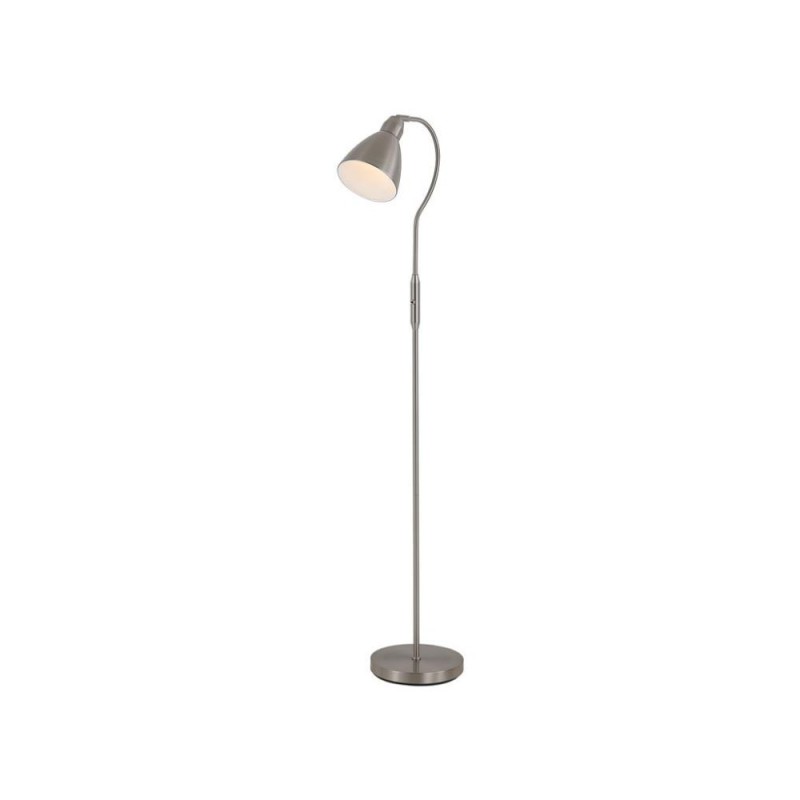 Searchlight-5026SN - Adjustable - Satin Nickel Floor Lamp