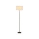 Searchlight-50502LT - Chelsea - Latte Floor Lamp with White Plush Shade