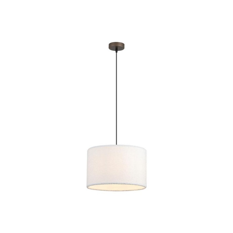 Searchlight-50503LT - Chelsea - Latte Pendant with White Plush Shade
