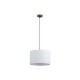 Searchlight-50503LT - Chelsea - Latte Pendant with White Plush Shade