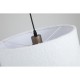 Searchlight-50503LT - Chelsea - Latte Pendant with White Plush Shade