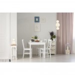 Snowball - Chrome LED Table Lamp with White Glass