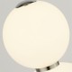 Searchlight-51022-2CC - Snowball - Chrome LED Wall Lamp with White Glass