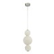 Searchlight-51022-3CC - Snowball - Chrome LED Pendant with White Glass