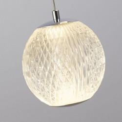Allure - Chrome 5 Light LED Cluster Pendant with Clear Acrylic Allure - Chrome 5 Light LED Cluster Pendant with Clear Acrylic