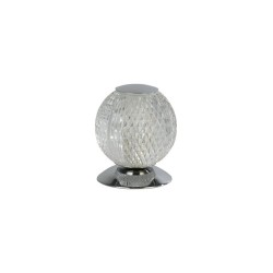 Allure - Chrome Table Lamp with Clear Acrylic