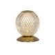 Searchlight-51482SB - Allure - Satin Brass Table Lamp with Clear Acrylic