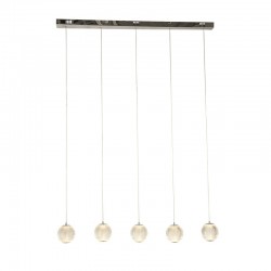 Allure - Chrome 5 Light over Island LED Fitting with Clear Acrylic Allure - Chrome 5 Light over Island LED Fitting with Clear Acrylic