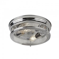 Glasgow - Bathroom Clear Glass & Chrome Flush