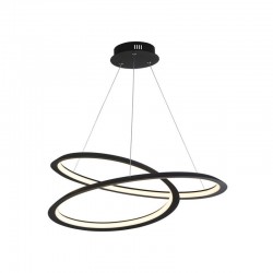Swirl II - LED Sand Black 2 Light Pendant Swirl II - LED Sand Black 2 Light Pendant