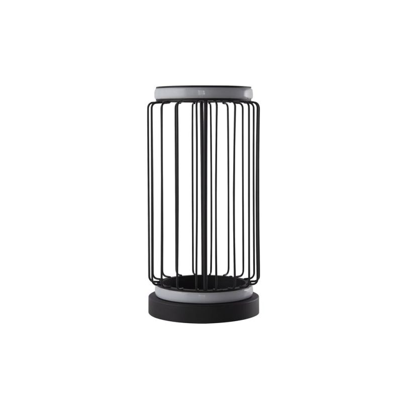 Searchlight-54210-1BK - Circolo - Black & White LED Table Lamp
