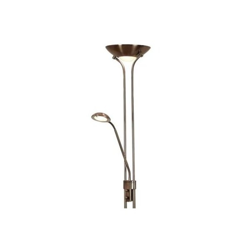 Searchlight-5430AB - Mother & Child - Antique Brass Mother & Child LED Floor Lamp