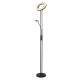 Searchlight-55601BK - Mother & Child - Matt Black LED Mother & Child Floor Lamp
