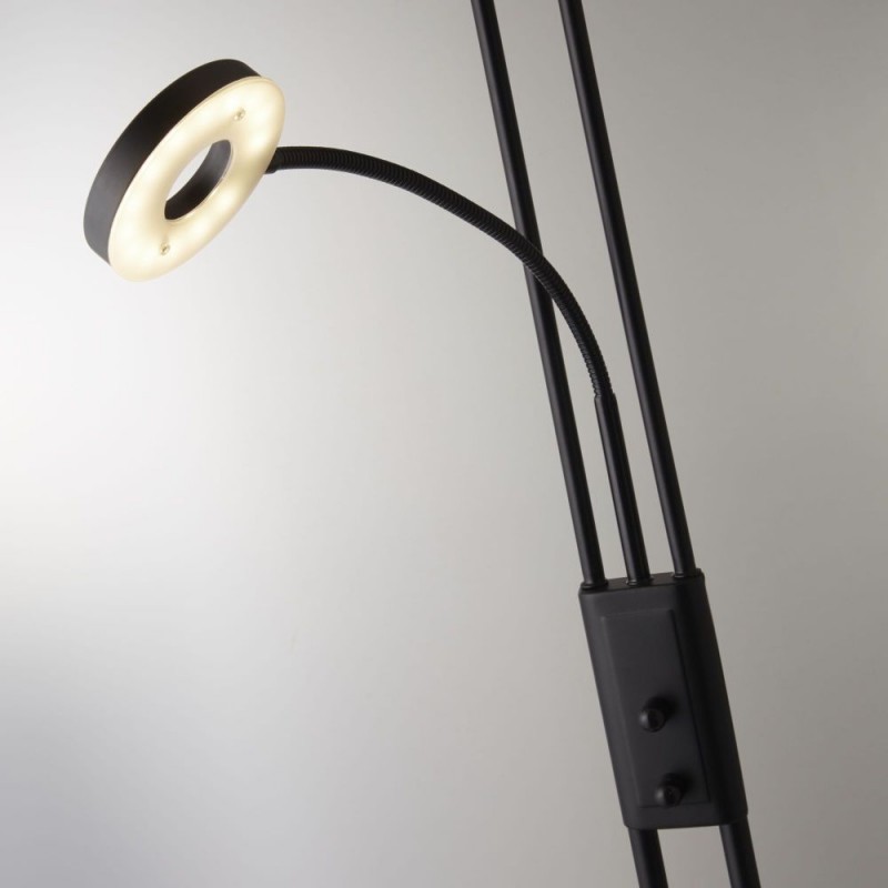 Searchlight-55601BK - Mother & Child - Matt Black LED Mother & Child Floor Lamp