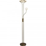 Mother & Child - Satin Brass LED Mother & Child Floor Lamp