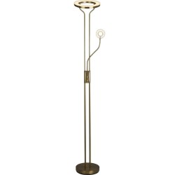 Mother & Child - Satin Brass LED Mother & Child Floor Lamp