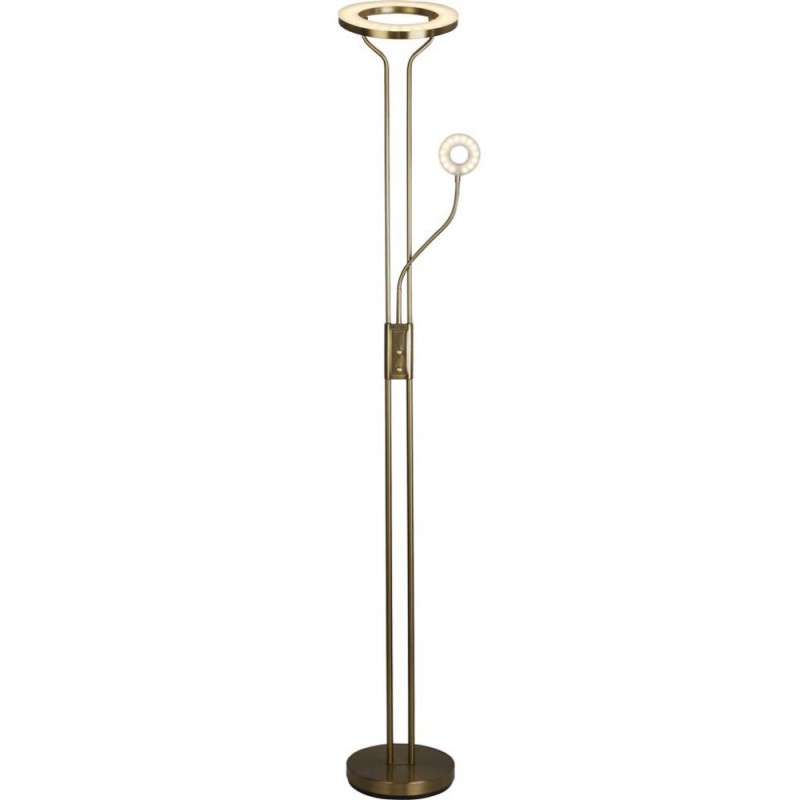 Searchlight-55601SB - Mother & Child - Satin Brass LED Mother & Child Floor Lamp