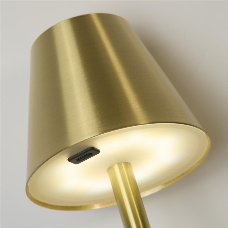 Searchlight-55610GO - Tyler - Gold Rechargeable CCT Table Lamp
