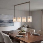 Swizzle - Sand 4 Light over Island Fitting with Frosted Glass Rods