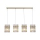 Searchlight-55620-4CP - Swizzle - Gold 4 Light over Island Fitting with Champagne Rods