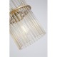Searchlight-55620CP - Swizzle - Gold Pendant with Champagne Rods