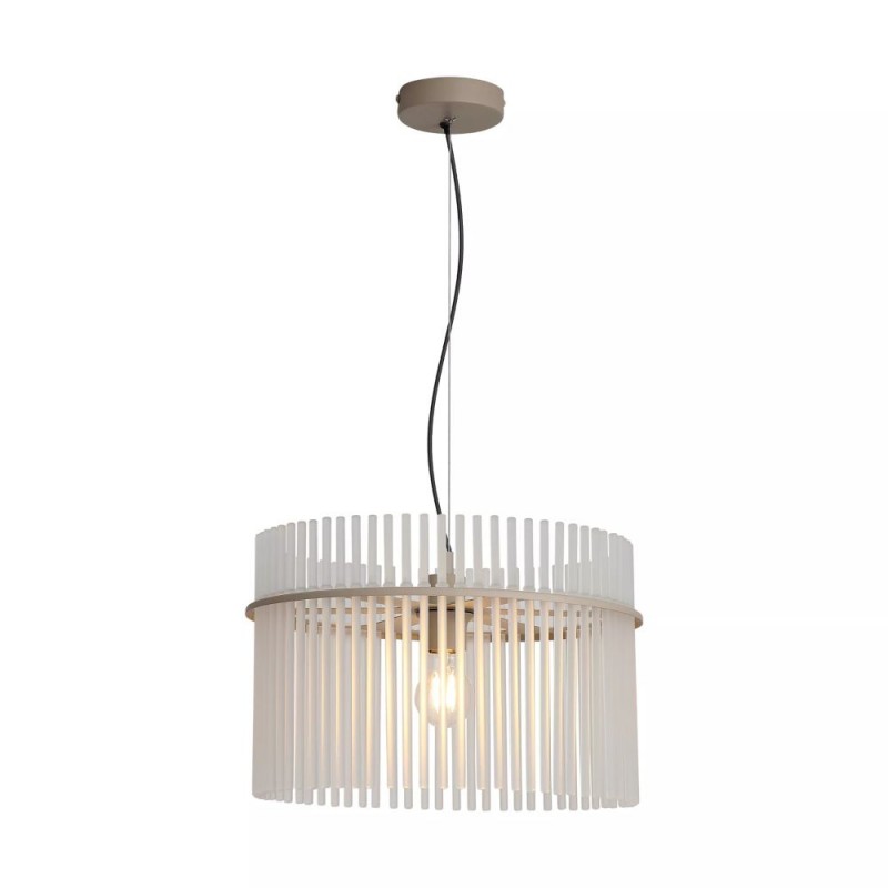 Searchlight-55621SA - Swizzle - Sand Pendant with Frosted Glass Rods Ø 40 cm