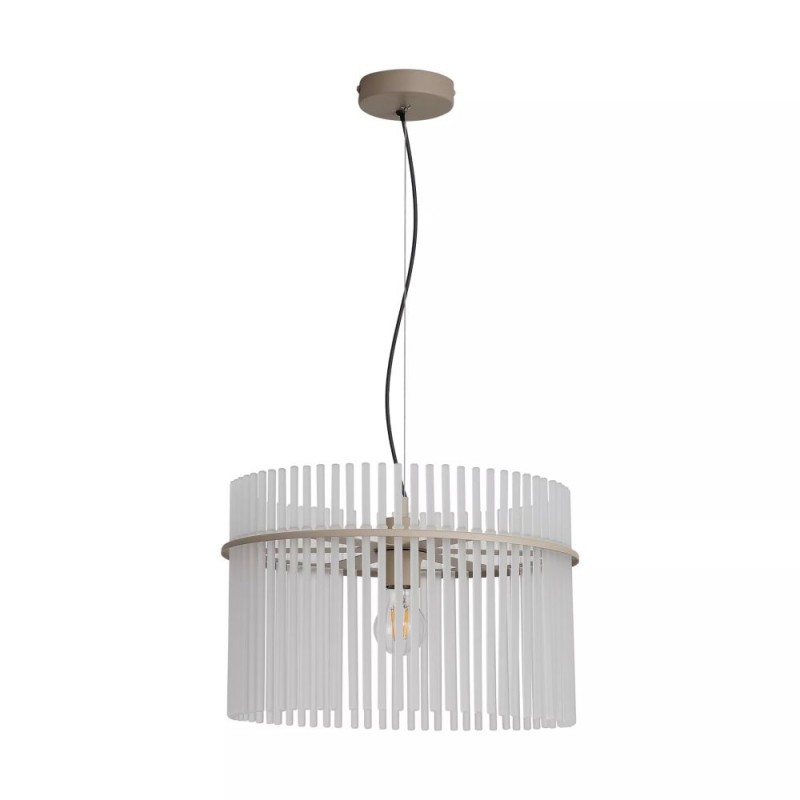 Searchlight-55621SA - Swizzle - Sand Pendant with Frosted Glass Rods Ø 40 cm