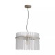 Searchlight-55621SA - Swizzle - Sand Pendant with Frosted Glass Rods Ø 40 cm
