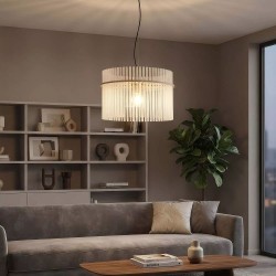 Swizzle - Sand Pendant with Frosted Glass Rods Ø 40 cm