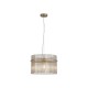 Searchlight-55621CP - Swizzle - Gold Pendant with Champagne Rods Ø 40 cm