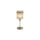 Searchlight-55622CP - Swizzle - Matt Gold Table Lamp with Champagne Rods