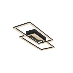 Ovaloid - Matt Black LED Flush