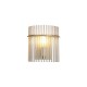 Searchlight-55625CP - Swizzle - Matt Gold Wall Lamp with Champagne Rods