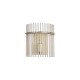 Searchlight-55625CP - Swizzle - Matt Gold Wall Lamp with Champagne Rods