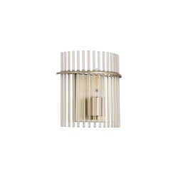 Swizzle - Matt Gold Wall Lamp with Champagne Rods