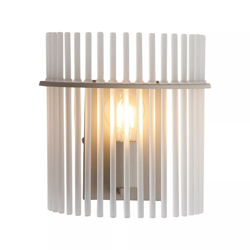 Searchlight-55625SA - Swizzle - Sand Wall Lamp with Frosted Glass Rods