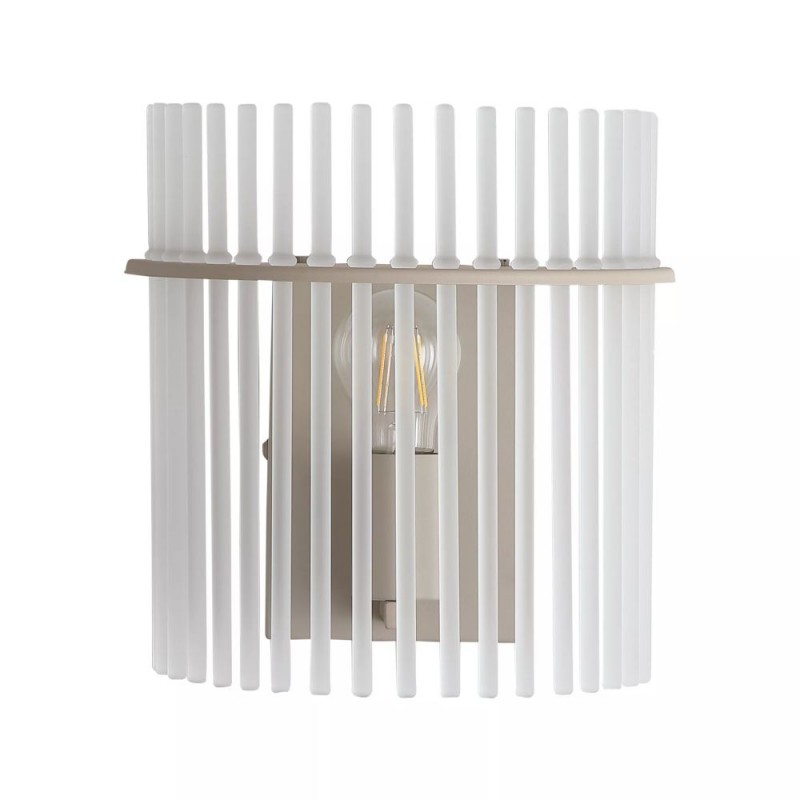 Searchlight-55625SA - Swizzle - Sand Wall Lamp with Frosted Glass Rods