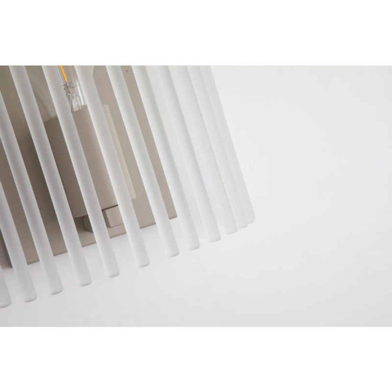 Searchlight-55625SA - Swizzle - Sand Wall Lamp with Frosted Glass Rods